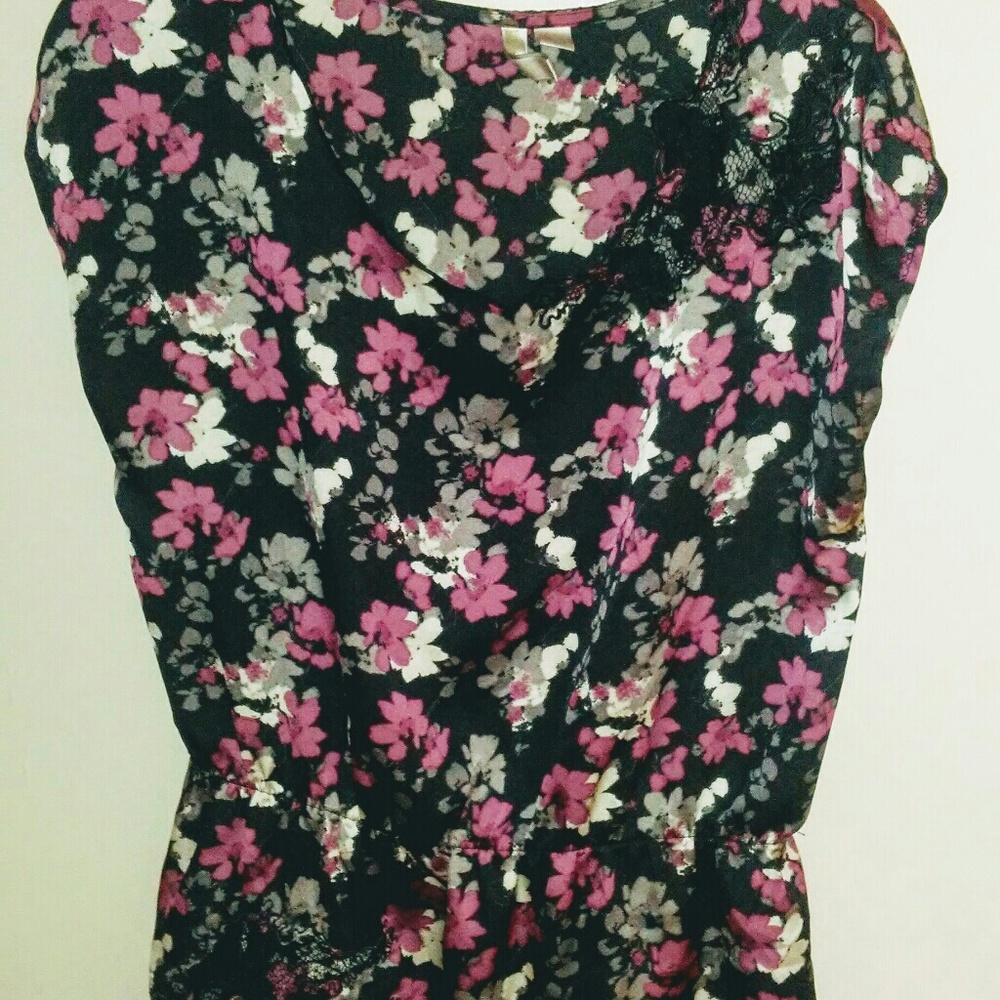 Lauren Conrad Floral Blouse